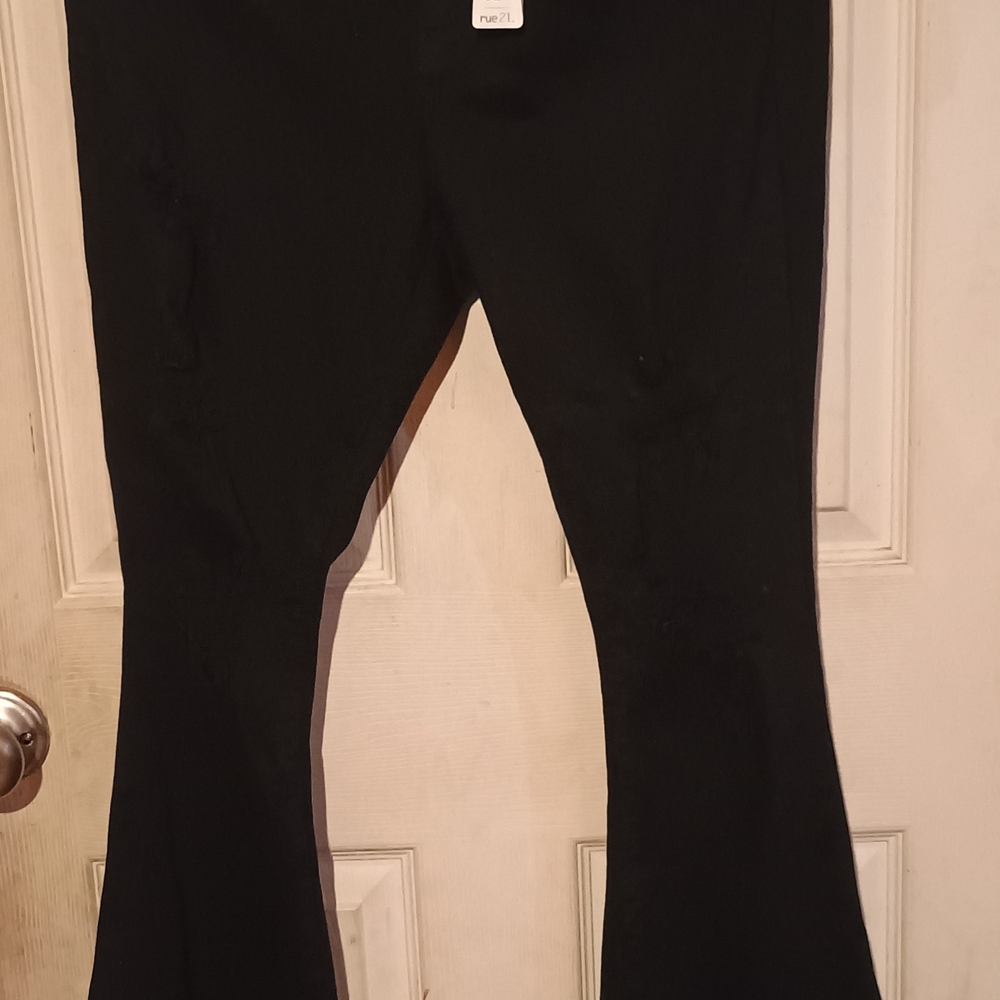 Black Flared Pants